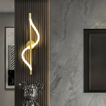 Aplica LED Alida 16 W, Auriu