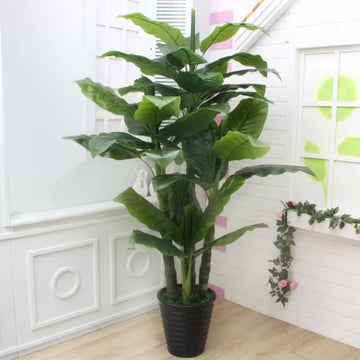 Planta Artificiala Banan Japonez 180 Cm, Verde Fara Ghiveci