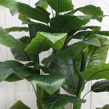 Planta Artificiala Banan Japonez 180 Cm, Verde Fara Ghiveci