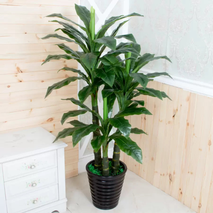 Planta Artificiala Canes 160 Cm, Verde Fara Ghiveci