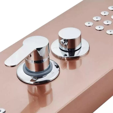 Panou de Duș, Inox, Rose Gold, LYP/005