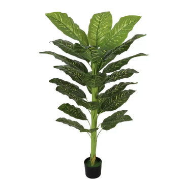 Planta Artificiala 24 Frunze 160 Cm, Verde Fara Ghiveci