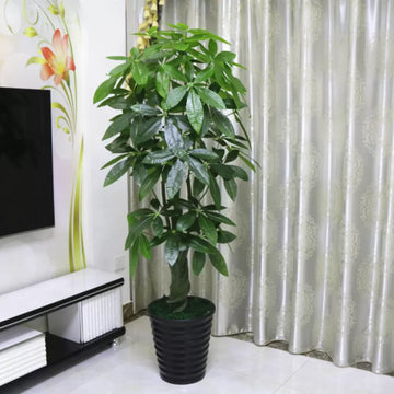 Planta Artificiala Schefflera 150 Cm, Verde Fara Ghiveci